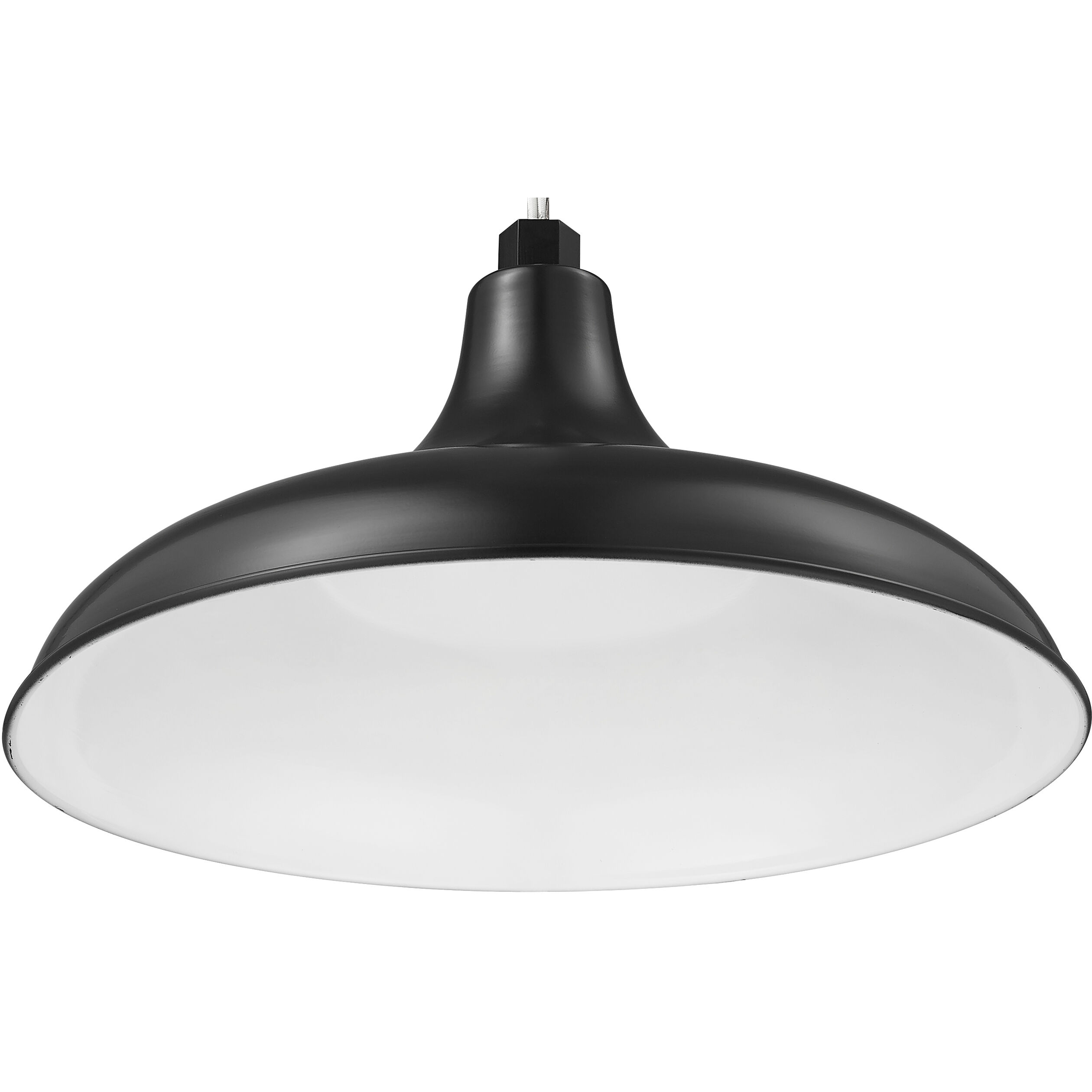 R Series Satin Black 17 inch Warehouse Shade